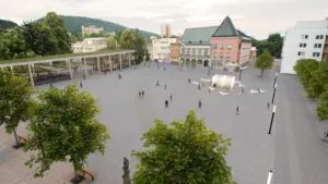 Rekonstrukce náměstí Míru ve Zlíně