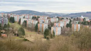 Zástavba centrální části sídliště Jižní Svahy