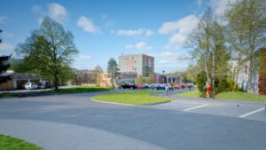 Stezka pro chodce a cyklisty, propojení UTB – I. segment